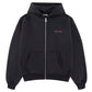 Outline Cross Zip Hoodie