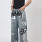 Nu Metal Graffiti Jeans