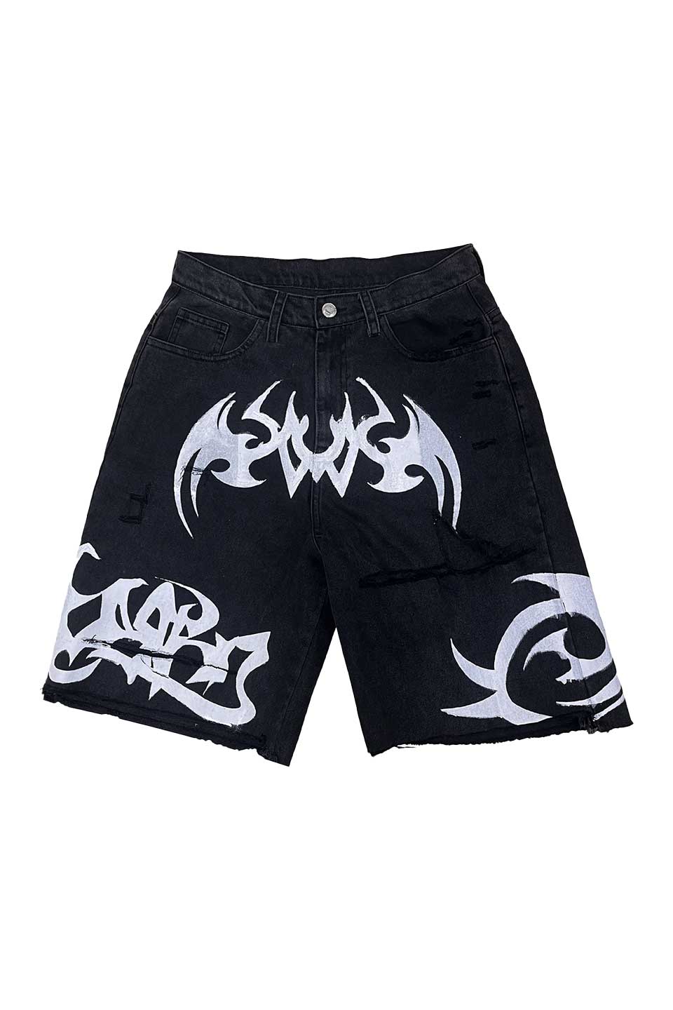 Nu Metal Jorts - Black