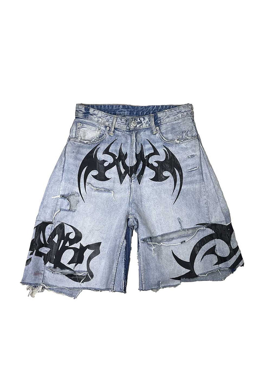 Nu Metal Jorts - Blue