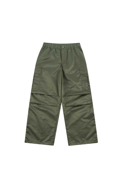 Nylon Cargo Pants