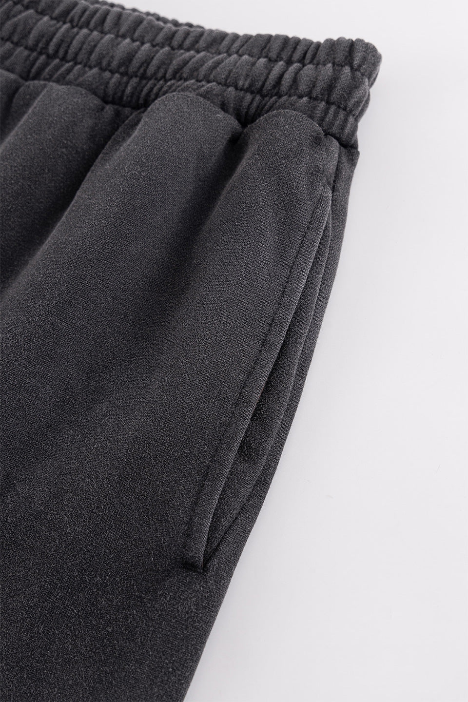 Outline Cross Rhinestone Sweat Pants