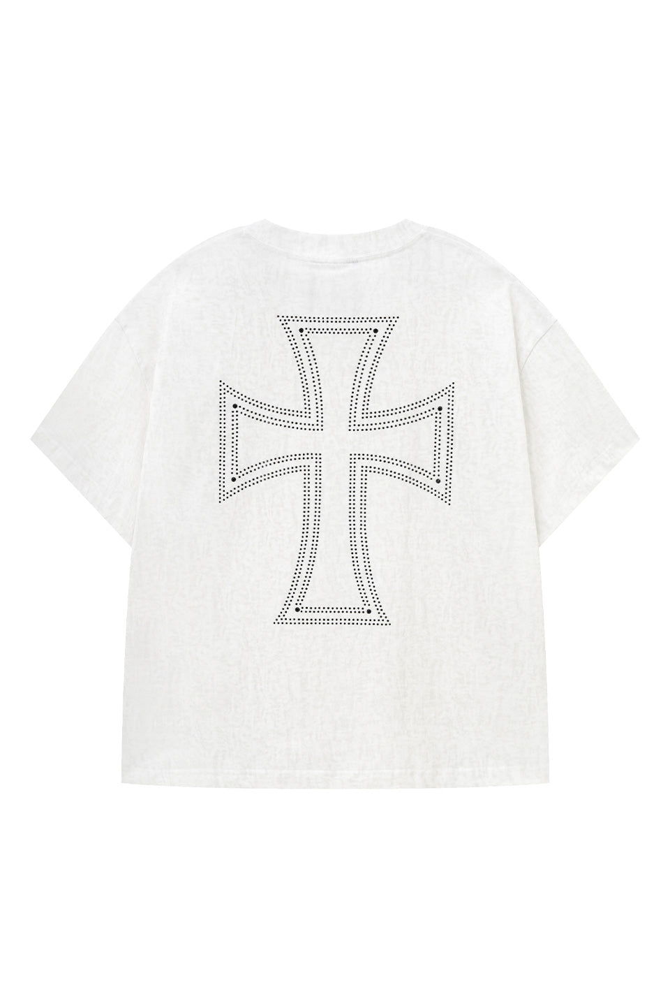 Outline Cross Rhinestone Tee