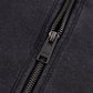 Outline Cross Rhinestone Zip Hoodie