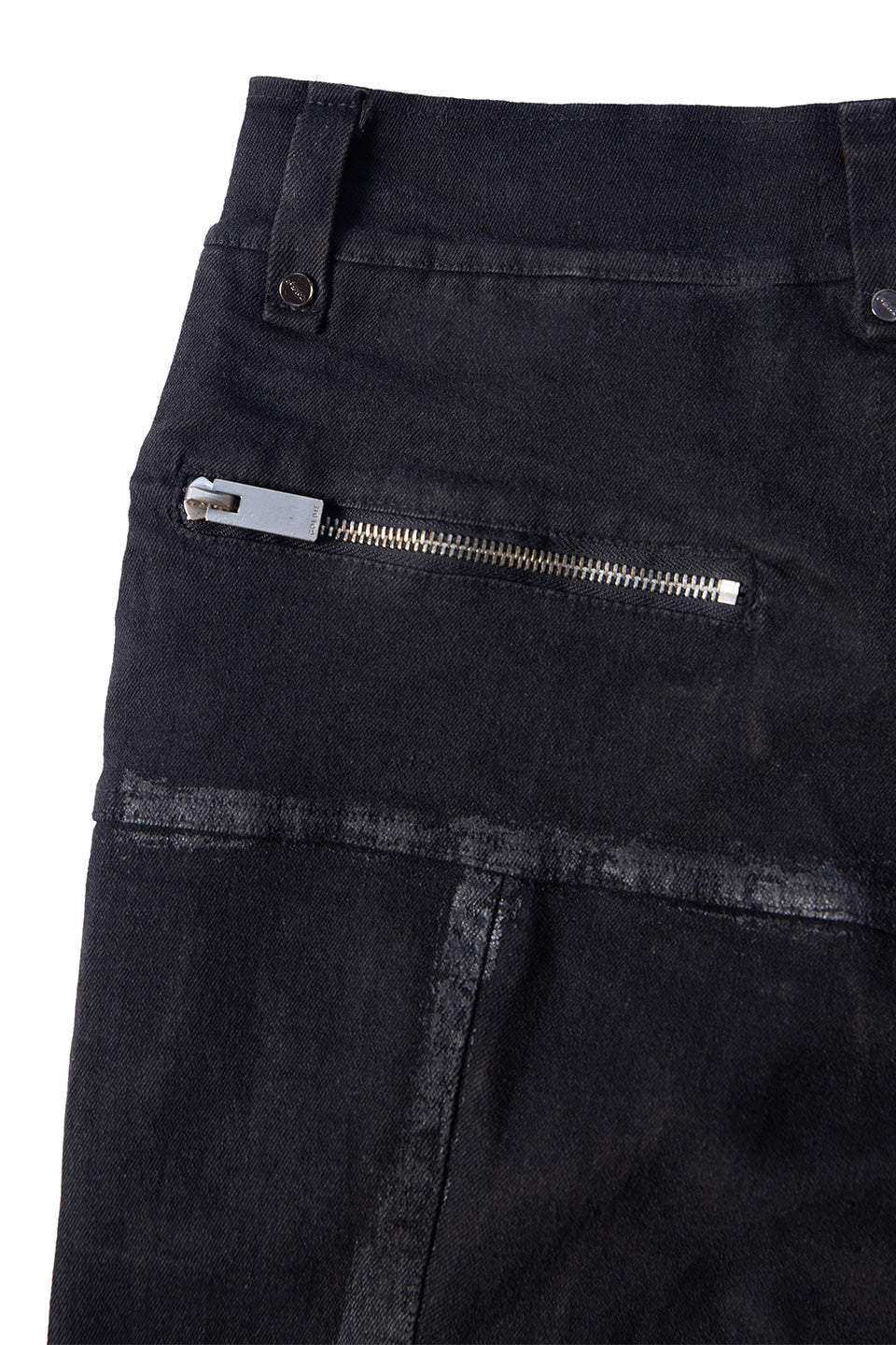 Padded Flared Denim Pants