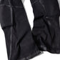 Padded Flared Denim Pants