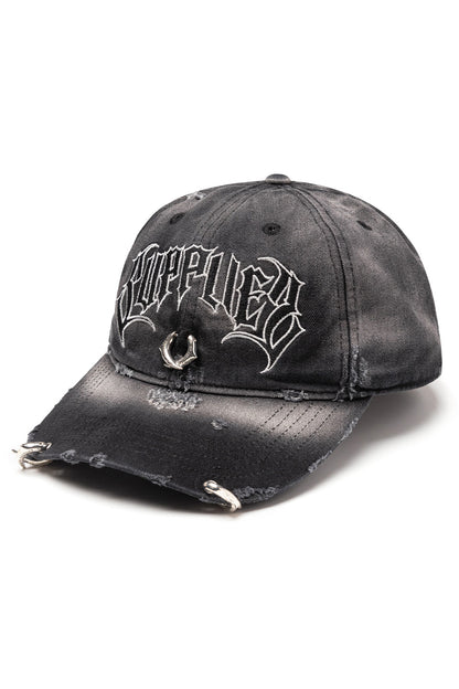 Pierced Logo 6 Panel Cap