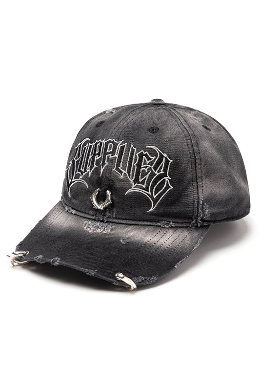 Pierced Logo 6 Panel Cap