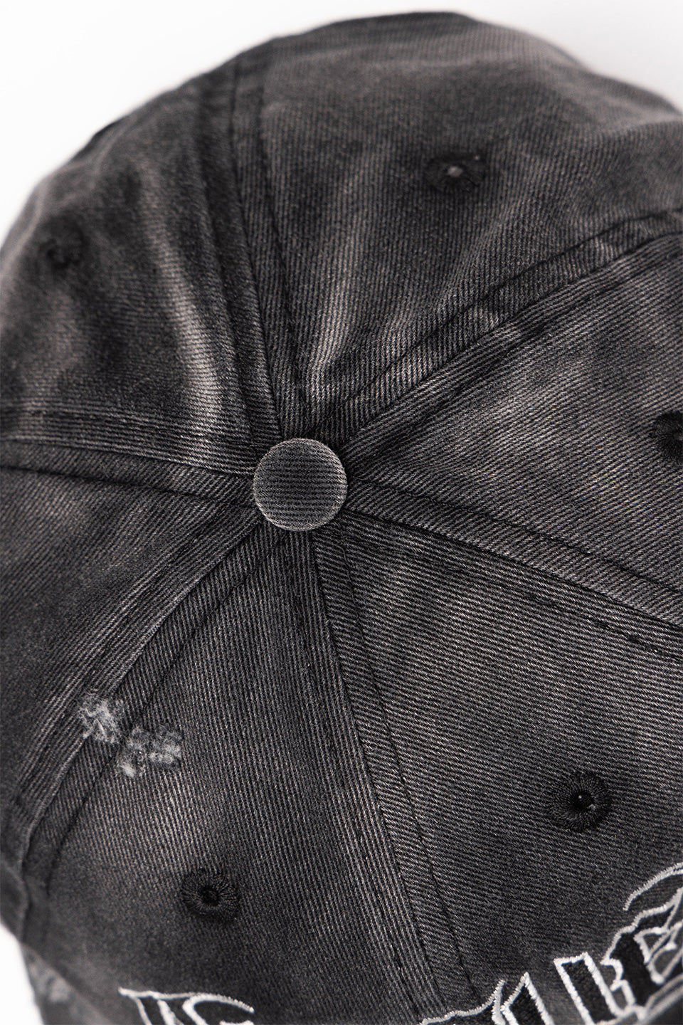Pierced Logo 6 Panel Cap