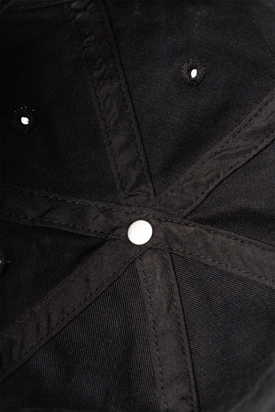 Pierced Logo 6 Panel Cap