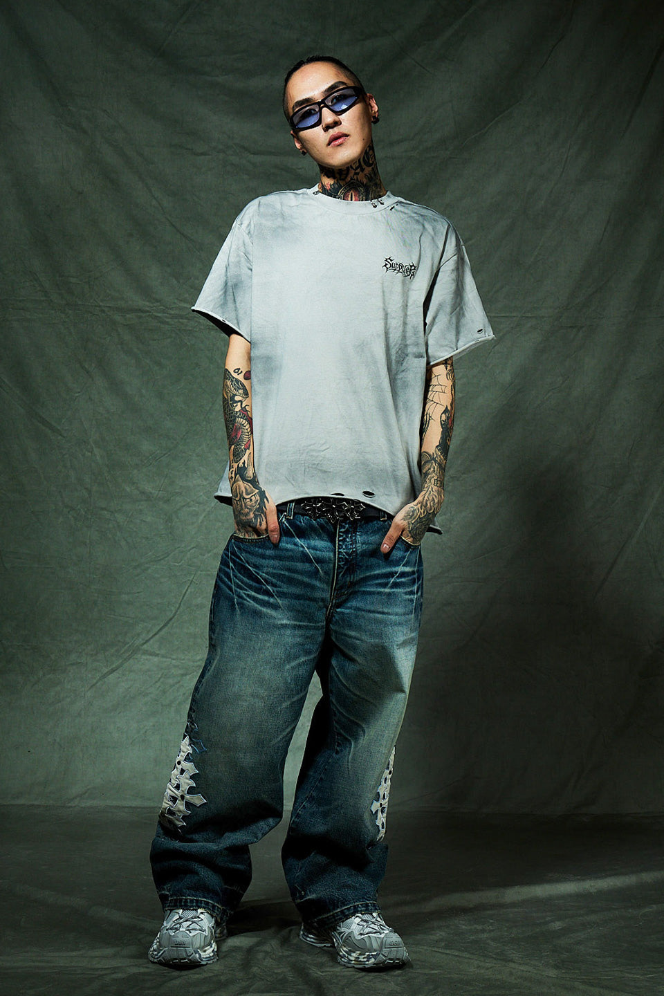 Pierced Tribal Bones Tee