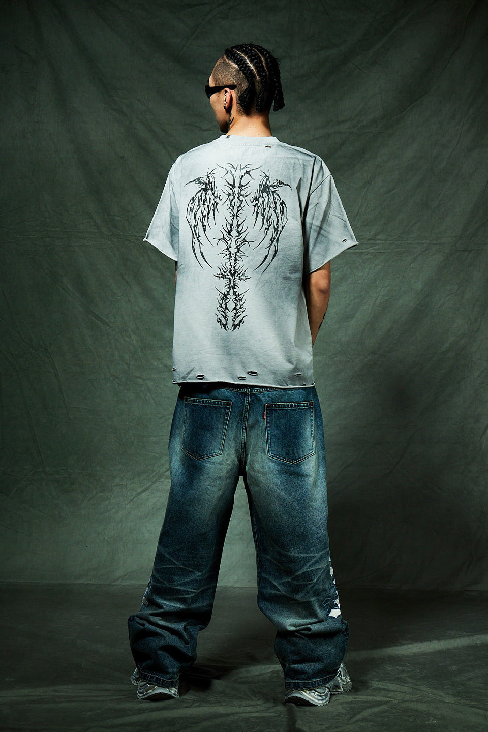 Pierced Tribal Bones Tee