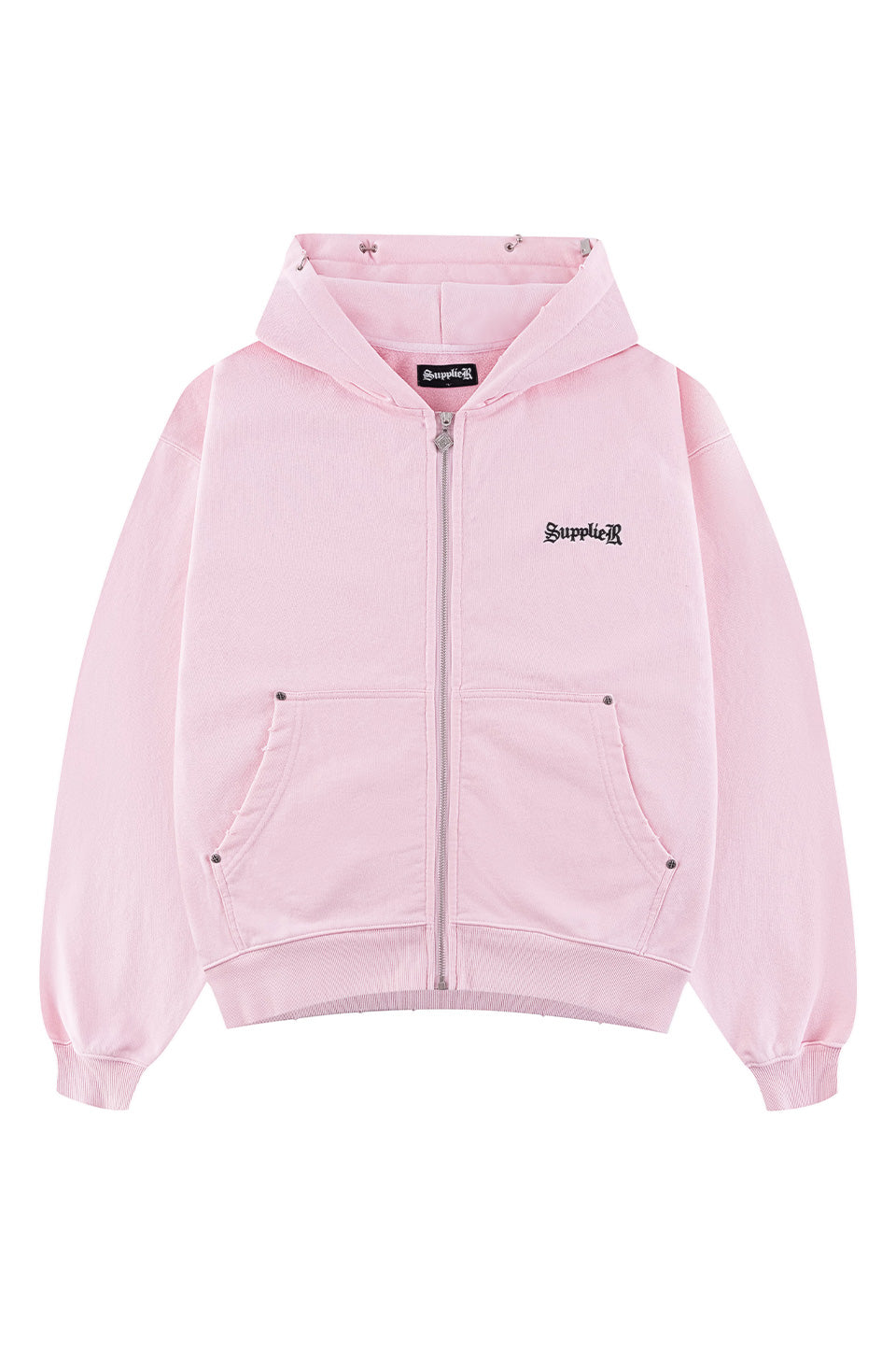 Pierced Tribal Cross Zip Hoodie｜SUPPLIER｜フーディー