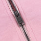 Pink Allover Cross Rhinestone Zip Hoodie