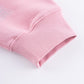 Pink Allover Cross Rhinestone Zip Hoodie