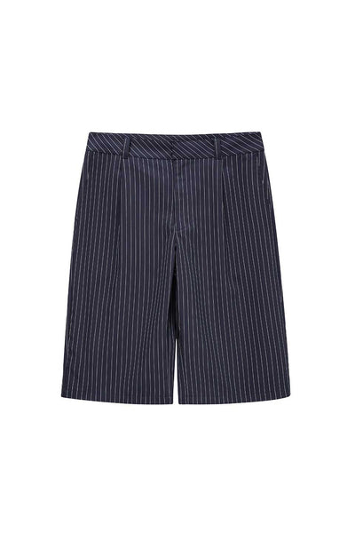 Pleat Stripe Shorts｜SPLR｜ショートパンツ