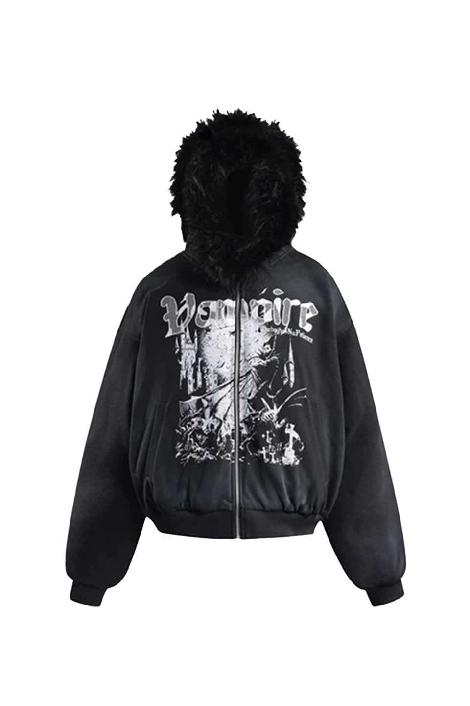 Prince Of The Night Reversible Patchwork Down Jacket