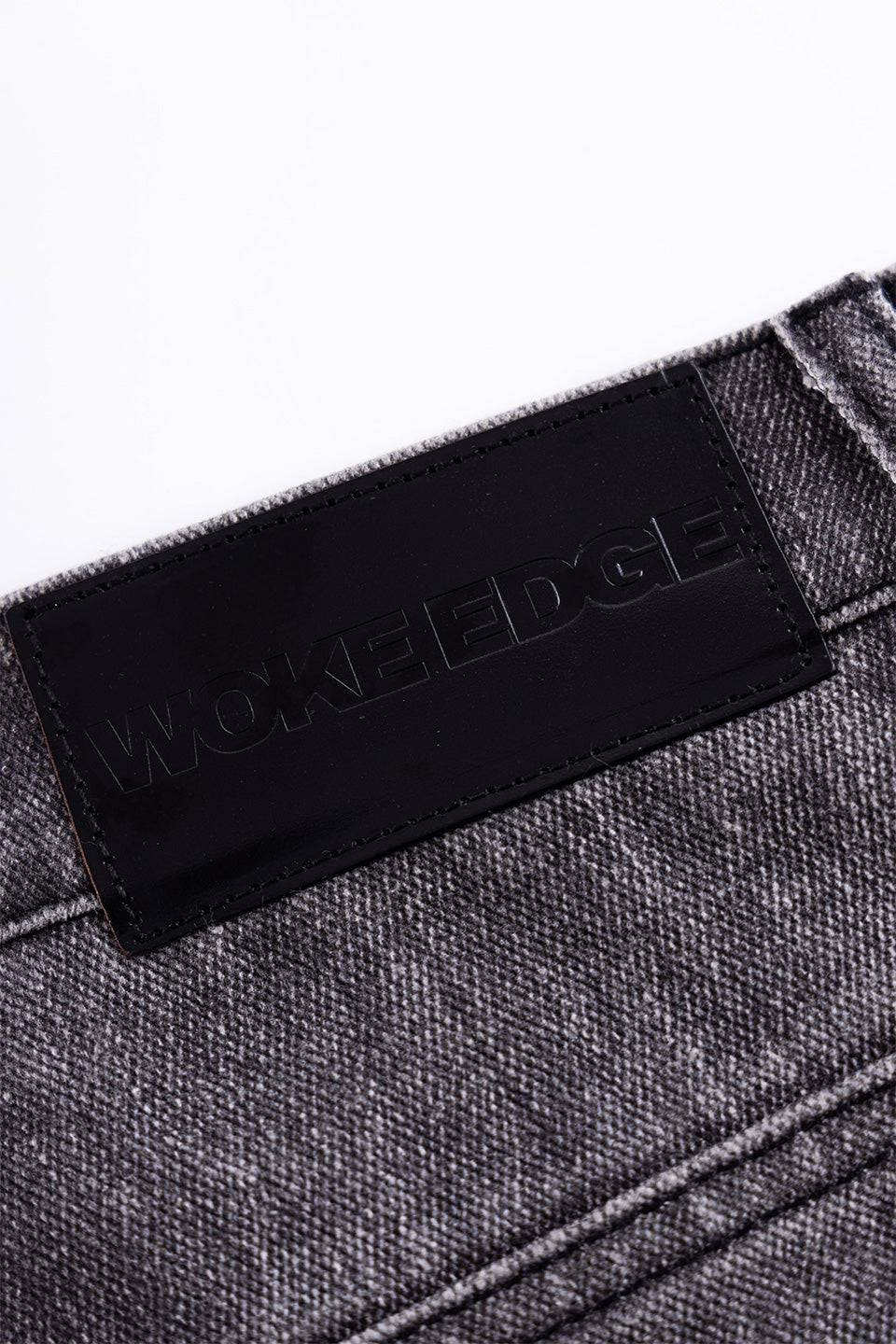 Printed Loose Flare Denim