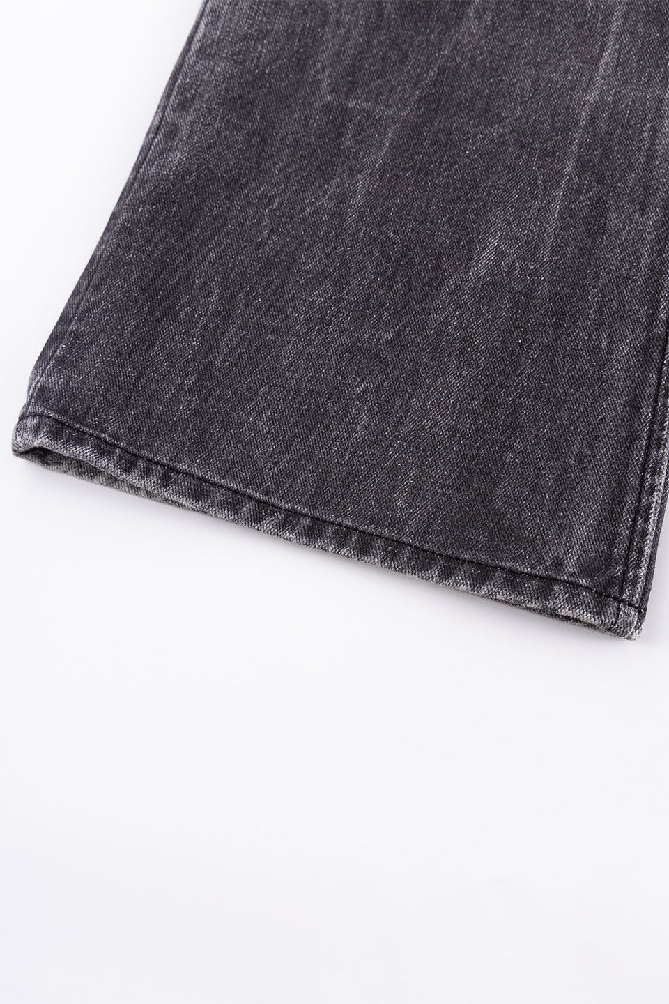 Printed Loose Flare Denim