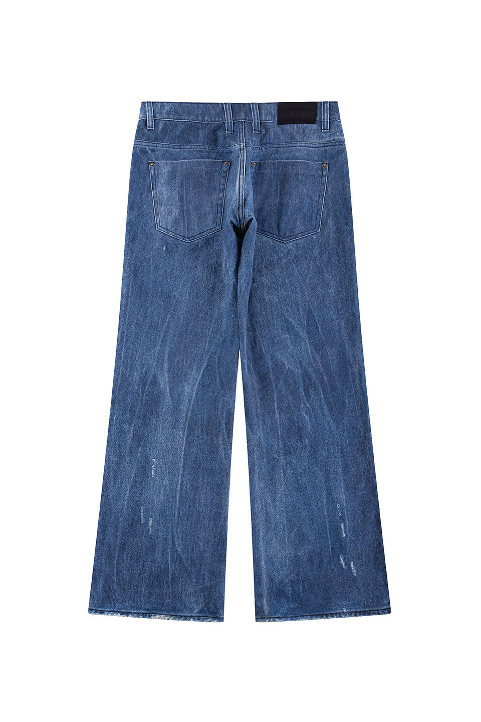 Printed Rhinestone Denim｜WOKE EDGE｜デニムパンツ