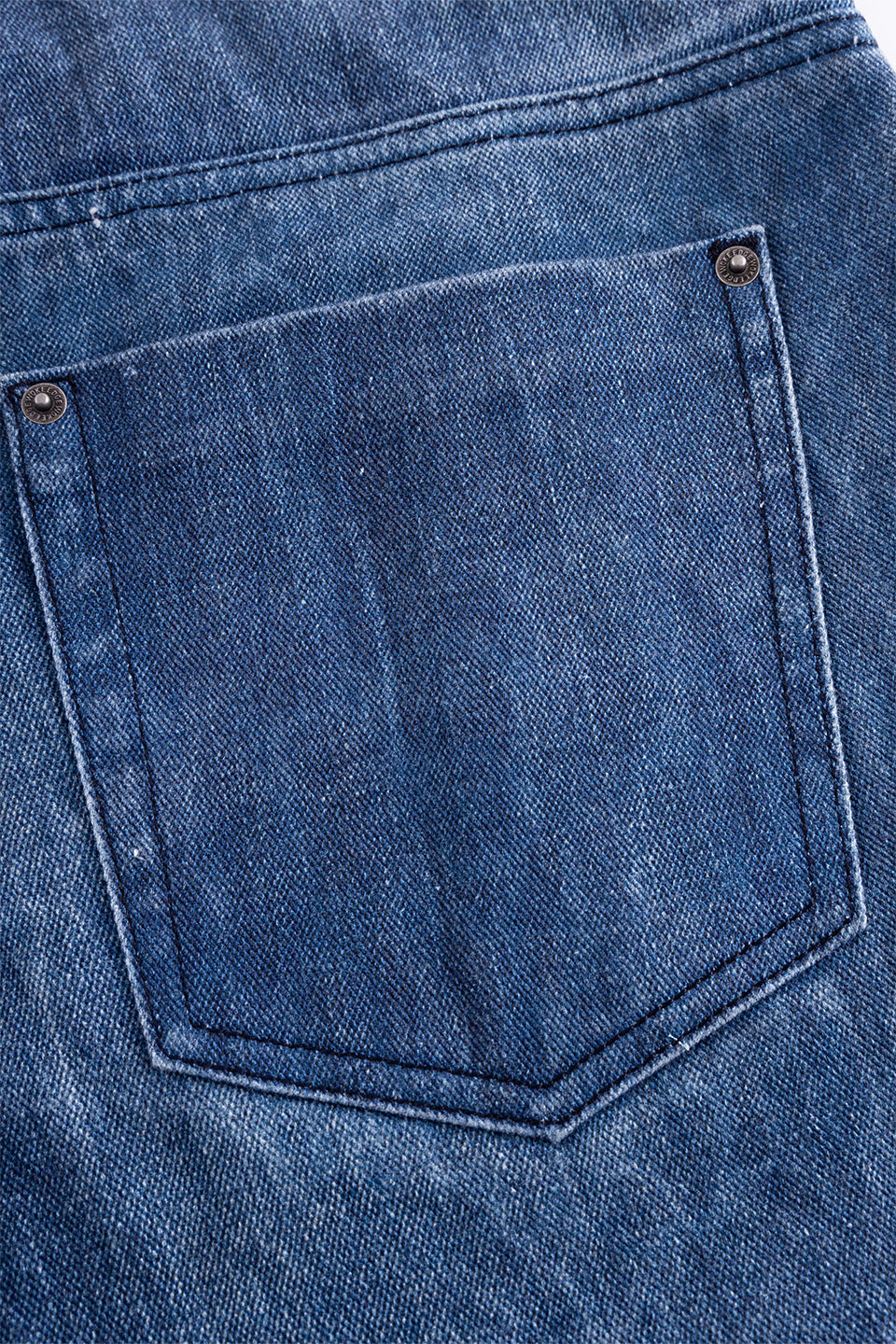 Printed Loose Flare Denim