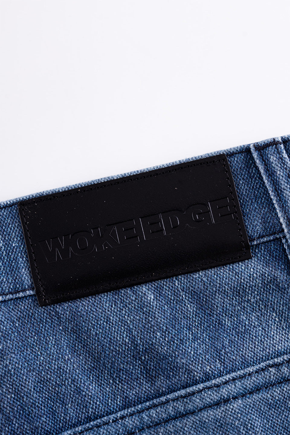 Printed Loose Flare Denim