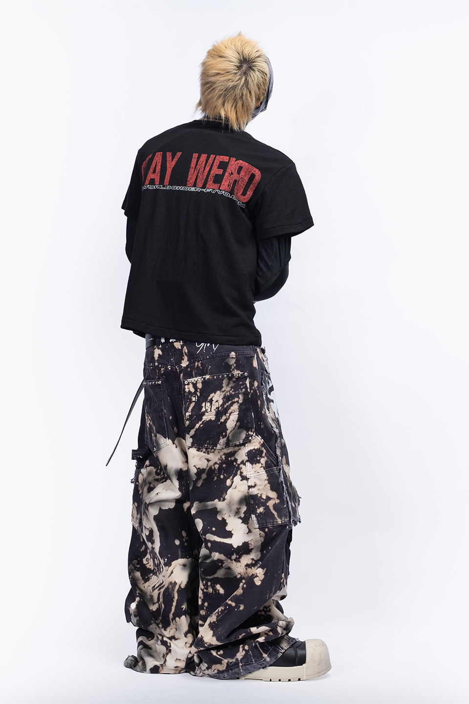 【関送込 匿名発】FVVO PUNK PES Tシャツ パンクプリント Punk Pes T-Shirt｜F.V.V.O｜ティーシャツ