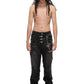 Silvering Distressed Bat Pants Chain