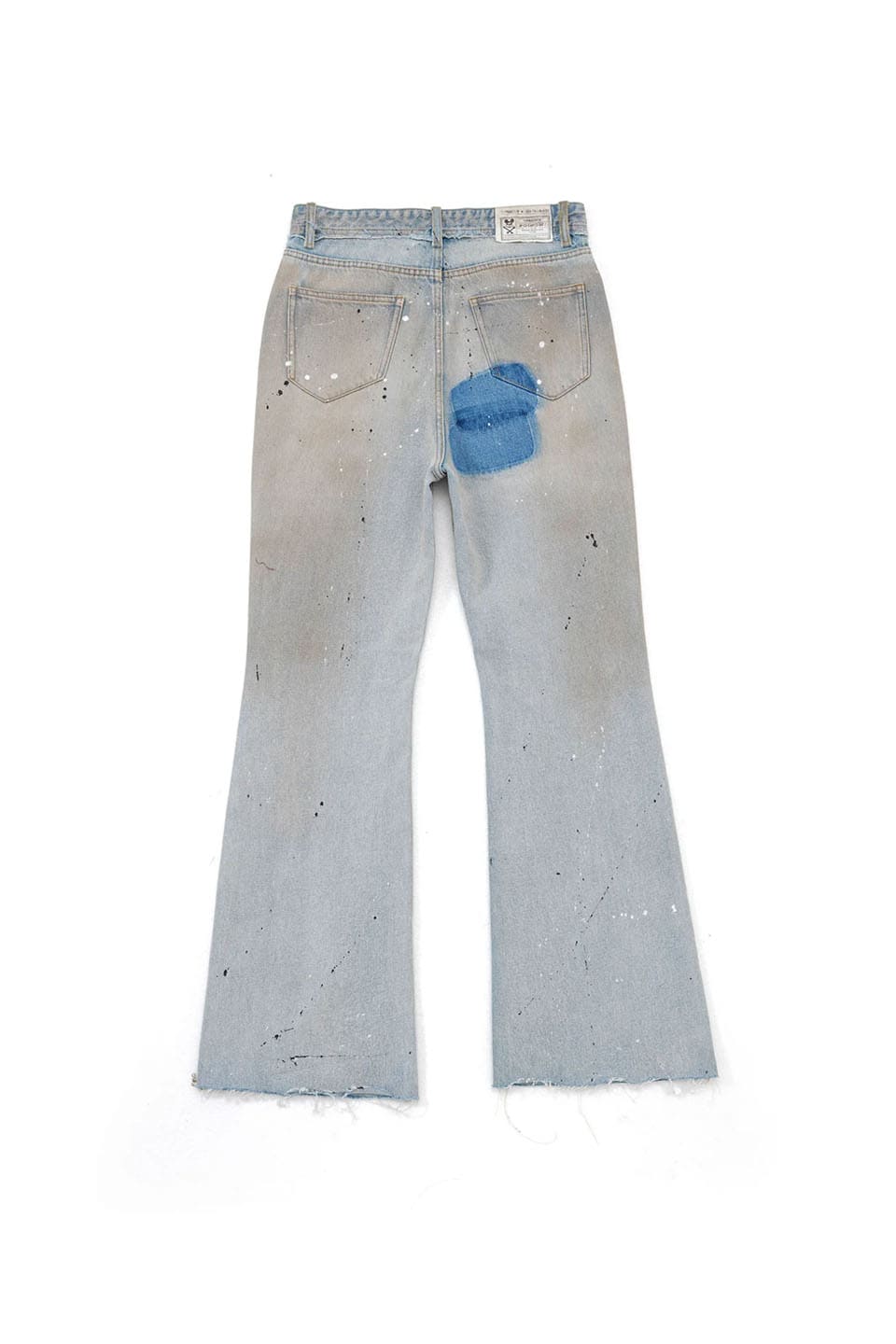 Patchwork Denim Trousers