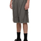 Moonstone Cobweb Embroidery Destroyed Shorts