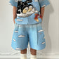 Felix The Cat Jacquard Shorts