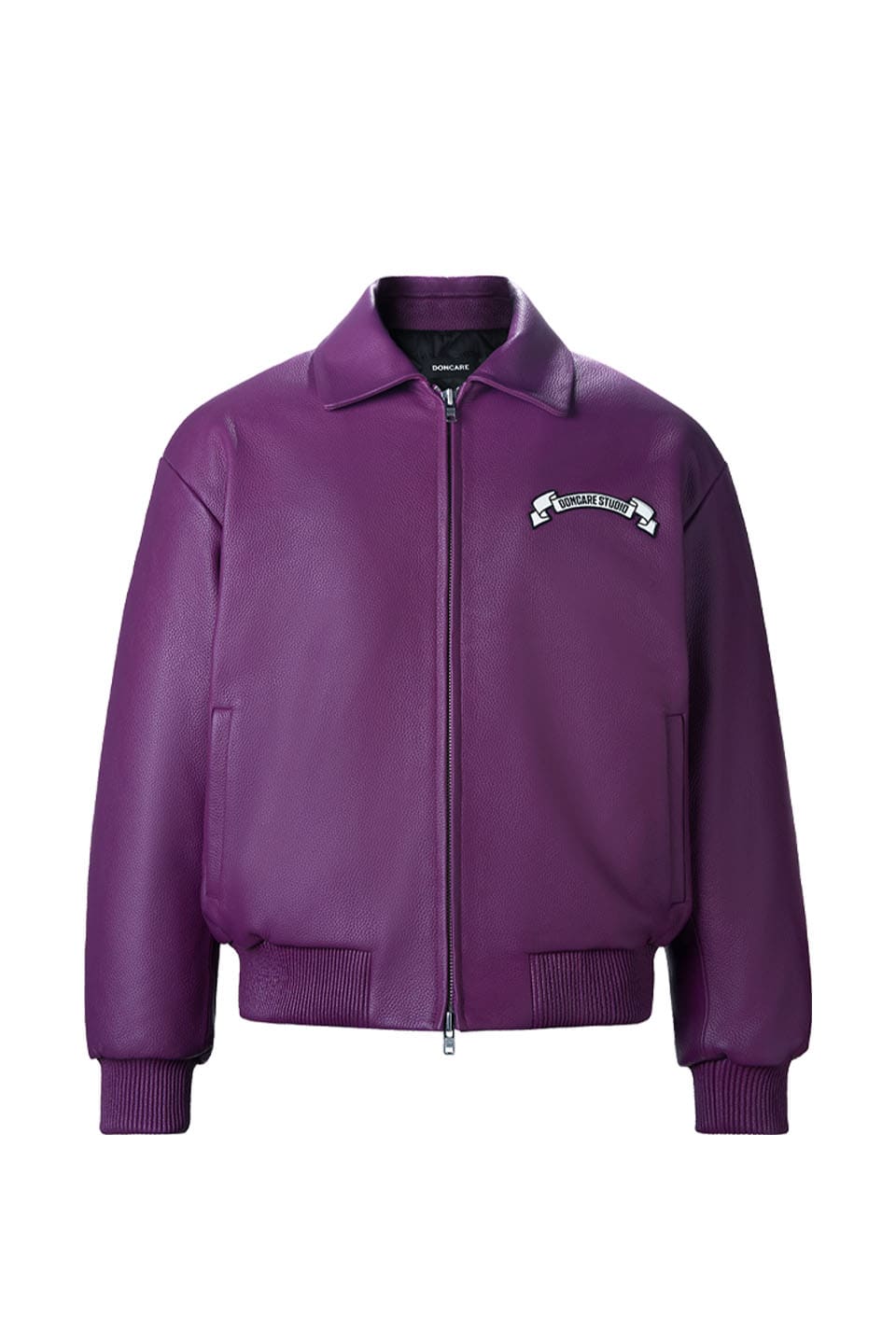 Purple Leather Jacket