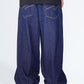 NOT NATURAL Super Baggy Fit Jeans Navy