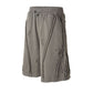 Moonstone Cobweb Embroidery Destroyed Shorts