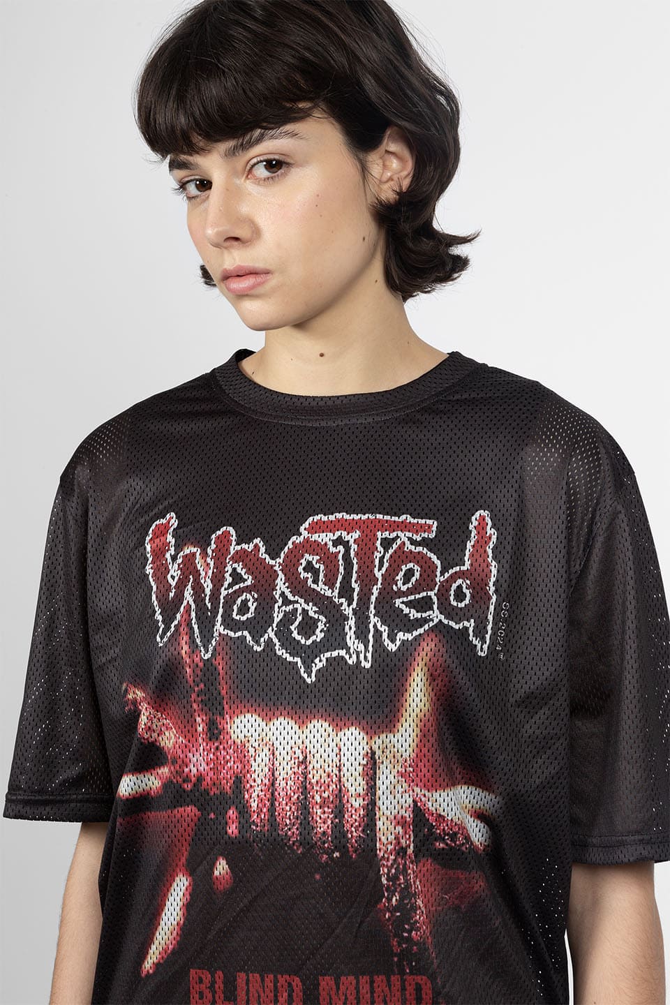 Wm T-Shirt Mesh Blind