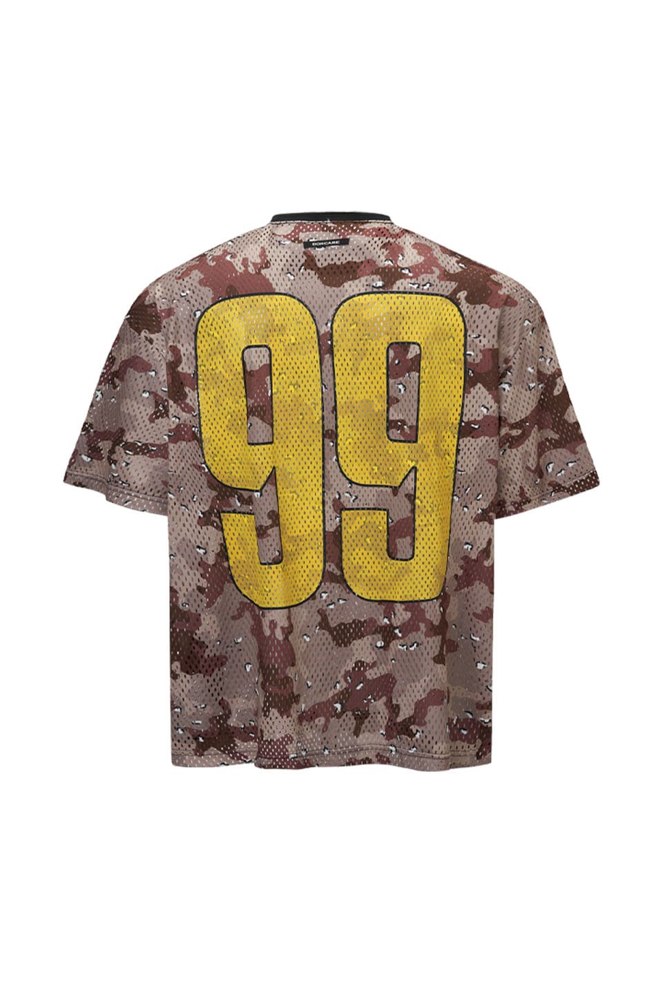 Camo Polyester Jersey Mesh T-Shirt