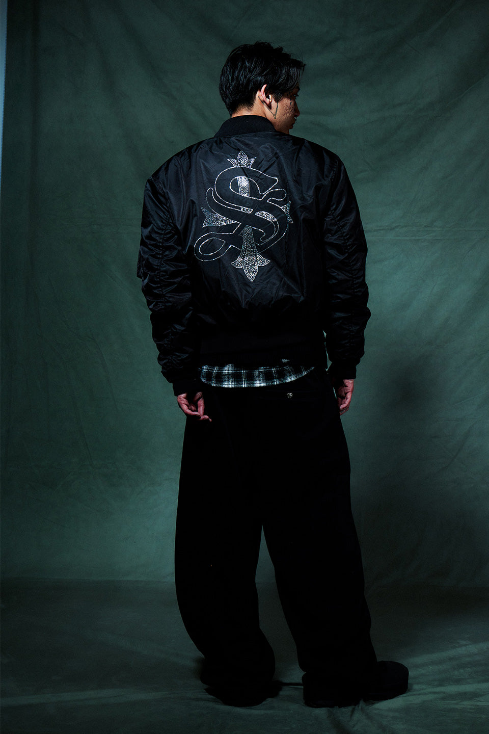 Cross Rhinestone Ma-1