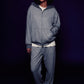 Double Face Glit Zip Hoodie