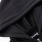 Outline Cross Zip Hoodie