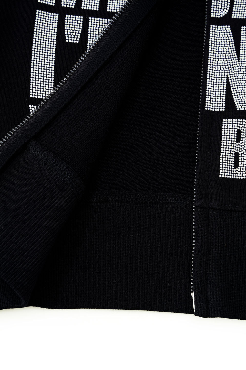 Not Your Baby Cropped Zip Hoodie