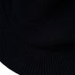 Cross Leather Patch Brim Knit Beanie