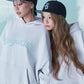 ANGEL Oversized Logo Hoodie Gray