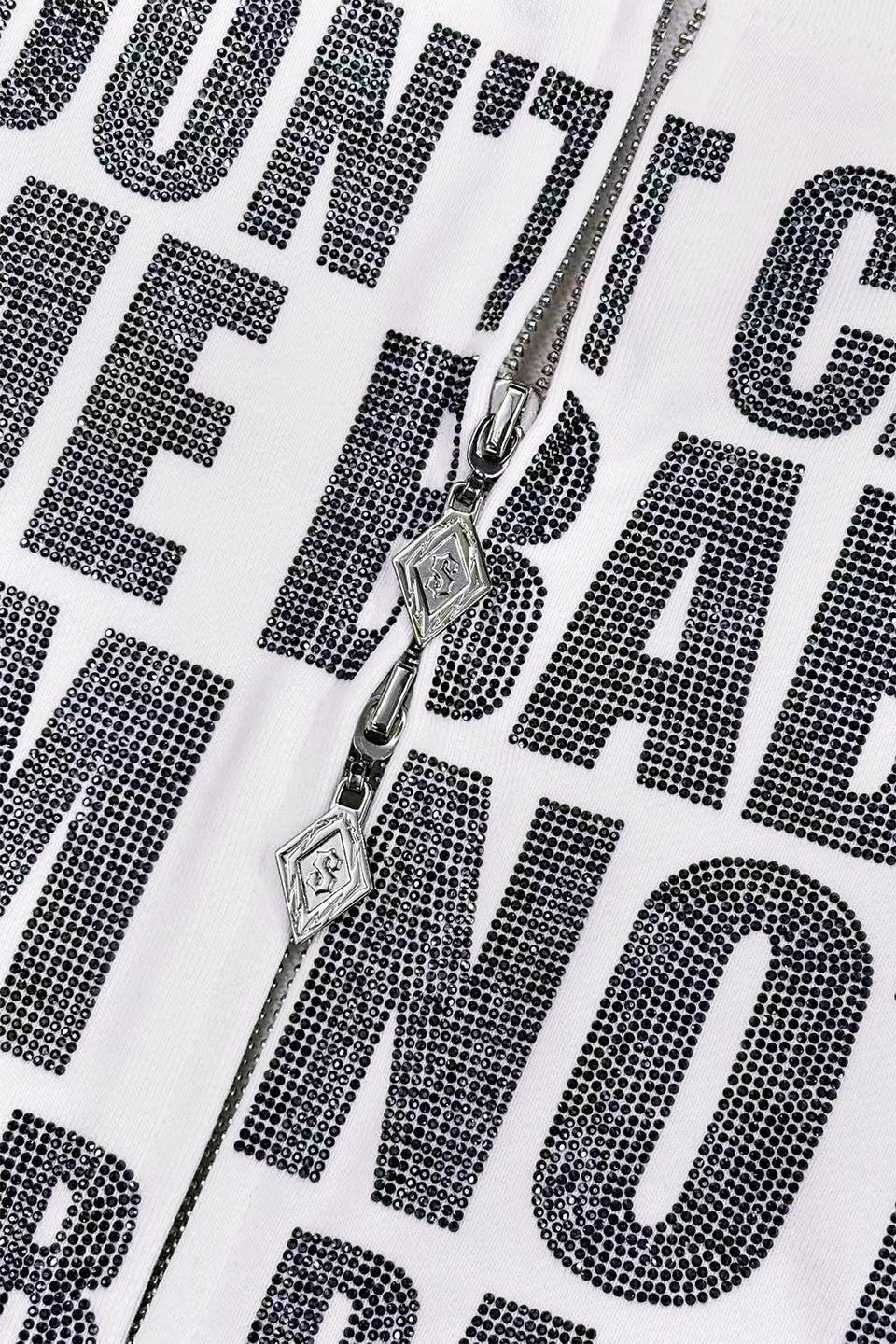 Not Your Baby Cropped Zip Hoodie