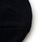 Cross Leather Patch Brim Knit Beanie