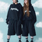 ANGEL Baggy Sweat Shorts Black