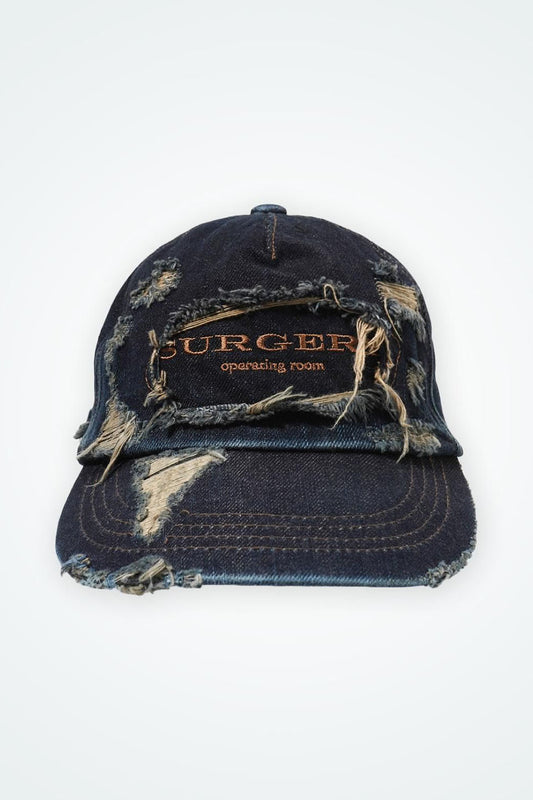 Surgery Distroyed Denim Cap