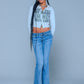 Not Your Baby Cropped Zip Hoodie