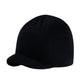 Cross Leather Patch Brim Knit Beanie