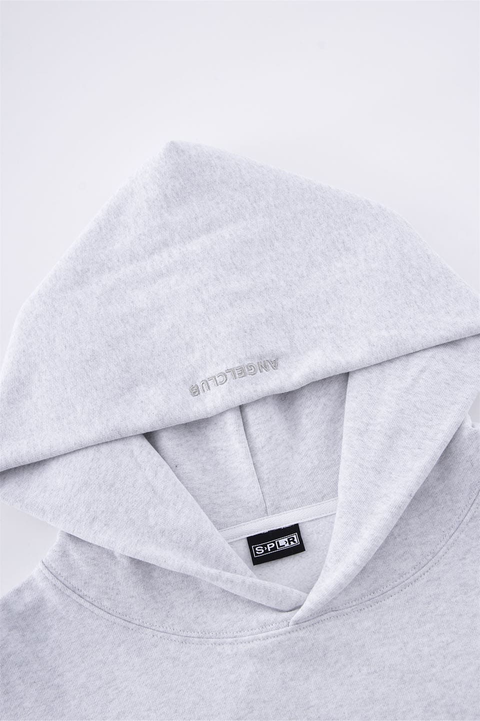 ANGEL Oversized Logo Hoodie Gray