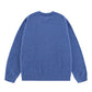 ANGEL Oversized Gradation Logo Knit Blue